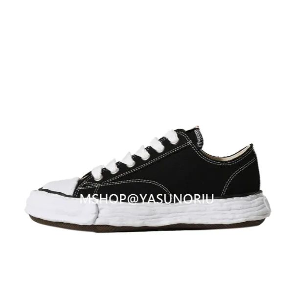 Maison MIHARA YASUHIRO PETERSON 23 LOW CANVAS  BLK