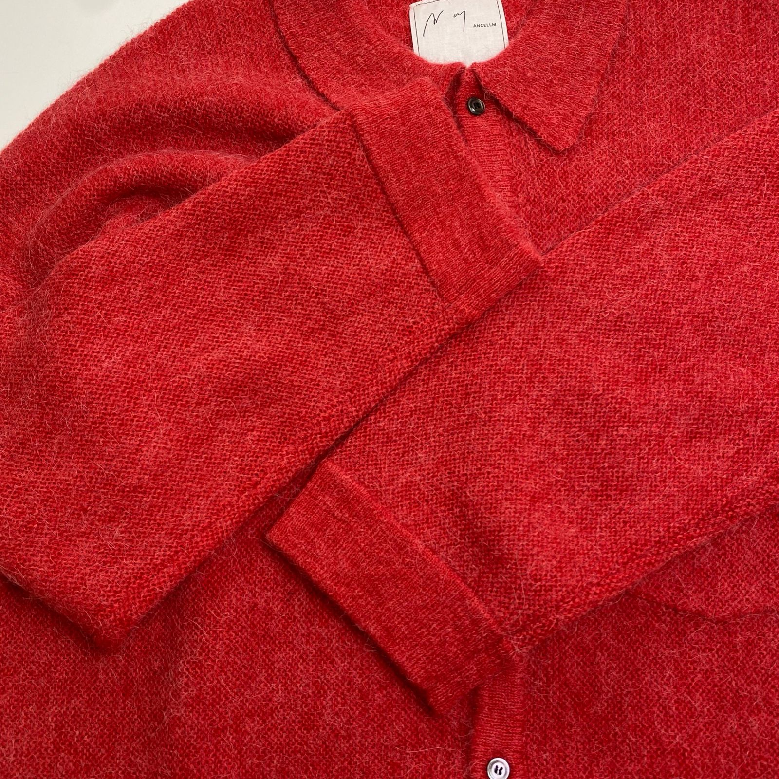 ANCELLM アンセルム / KIMONO KNIT SHIRT ニットシャツ 25AW