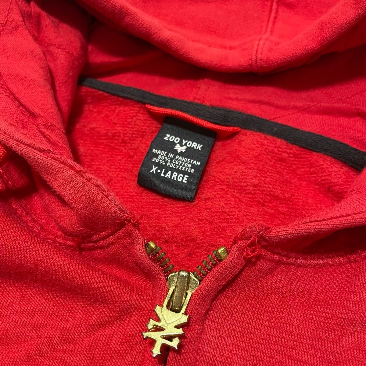 ZOO YORK ズーヨーク sweat hoodie スウェットパーカー ジップ