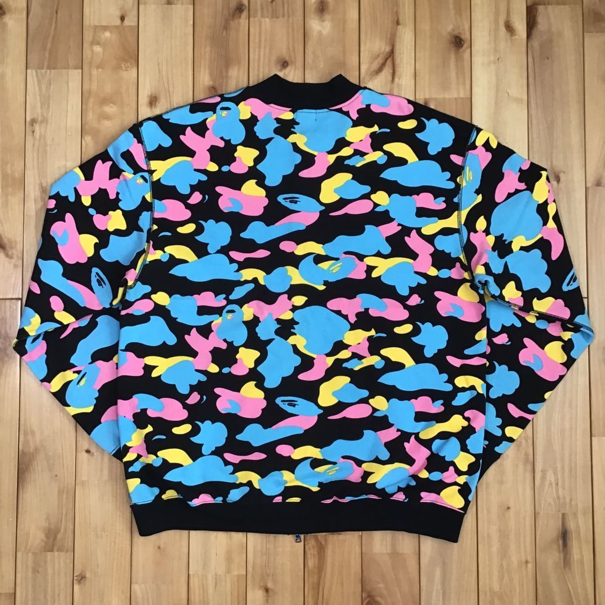 マルチカモ スウェット ブルゾン BAPE multi camo ベイプ ape - メルカリ