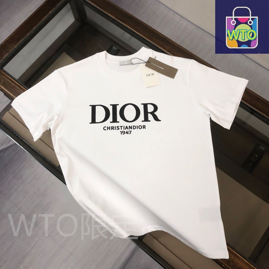 本日限定特価】DIOR 春夏 ロゴプリントTシャツ [本日特価|新品未