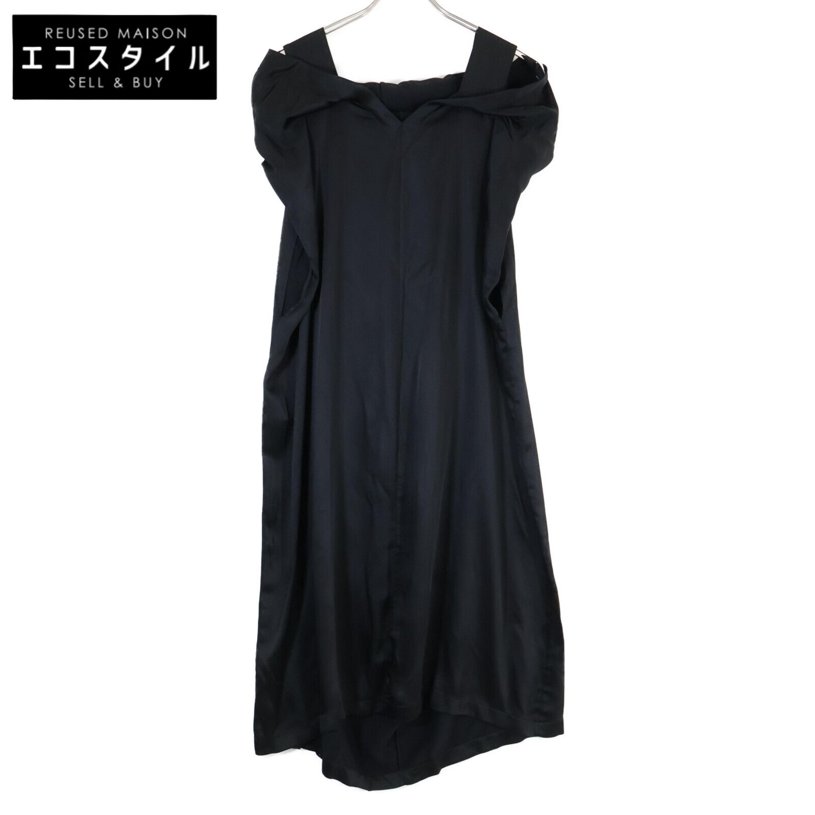 Martin Margiela マルタンマルジェラ ﾌﾞﾗｯｸ 変形ﾜﾝﾋﾟｰｽ S31CT0547 40
