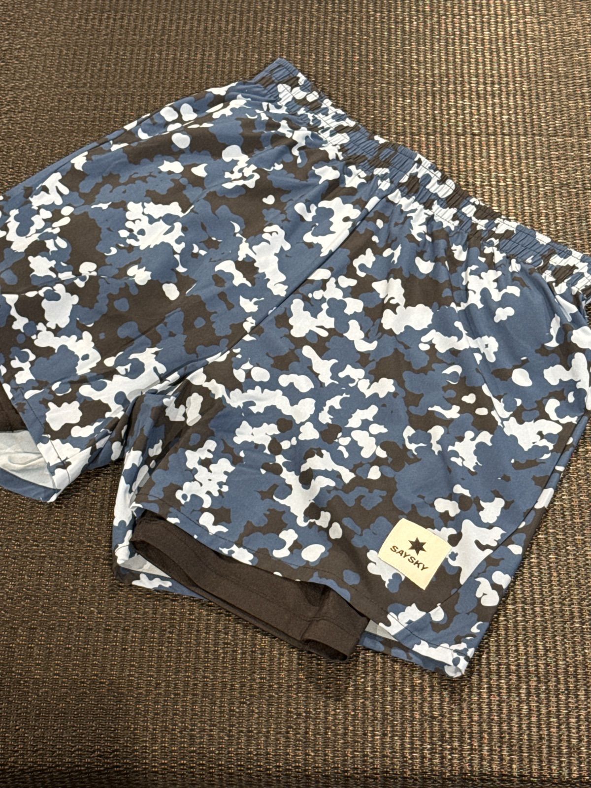 SAYSKY 定価¥11 550 M size Camo 2in1 Pace Shorts 5
