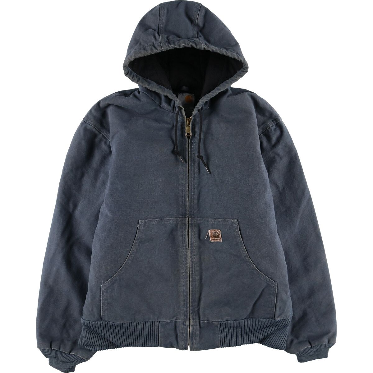 古着 00年代 カーハート Carhartt アクティブジャケット ダックフルジップパーカー メンズL相当/evb009398