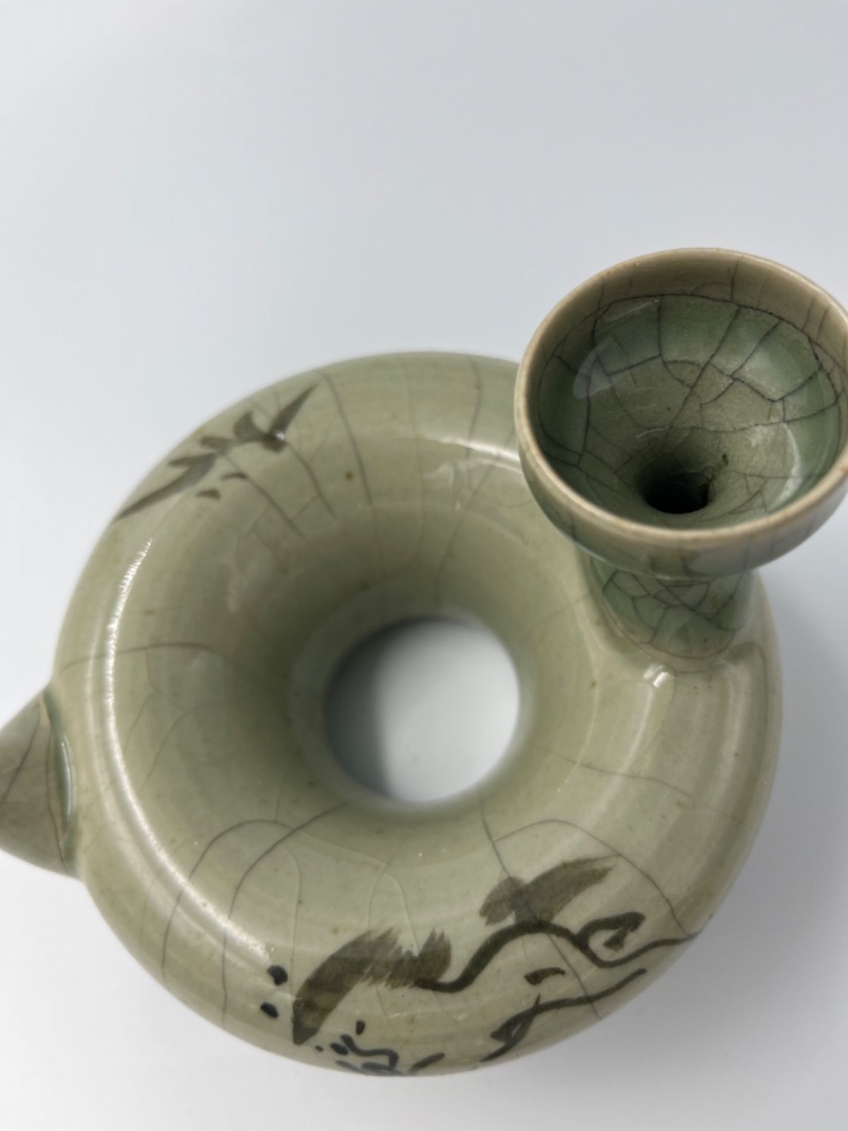 相馬焼き 急須 相馬焼の急須、湯呑4個セット