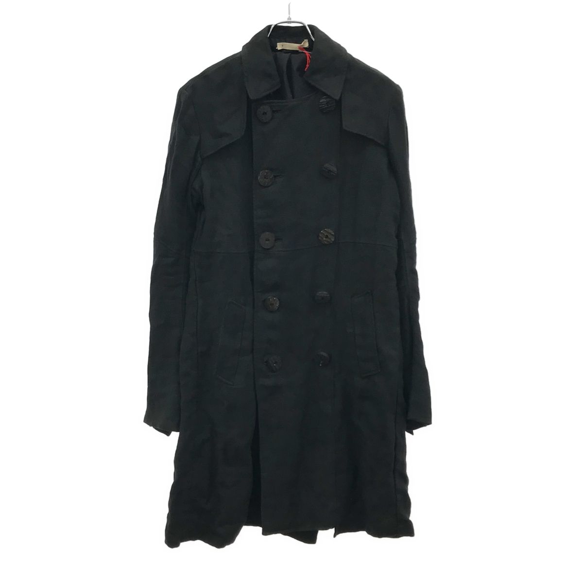 Chatav Ectabit シャタブ エクタビット リネンコート ブラック 2