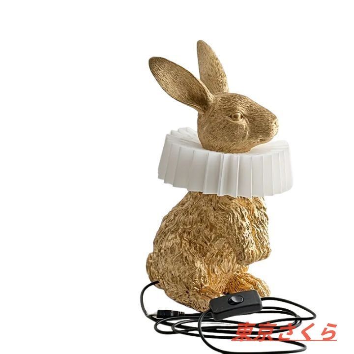 テーブルランプ デスクライト インテリアライト ランプシェード ウサギ