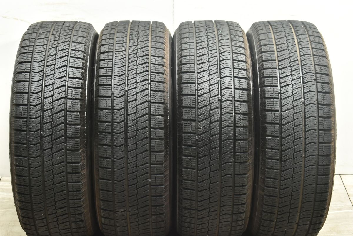 【バリ溝 美品】ファング 16in 6.5J +47 PCD114.3 ブリヂストン ブリザック VRX2 205/60R16 ノア ヴォクシー セレナ アクセラ 即納可能