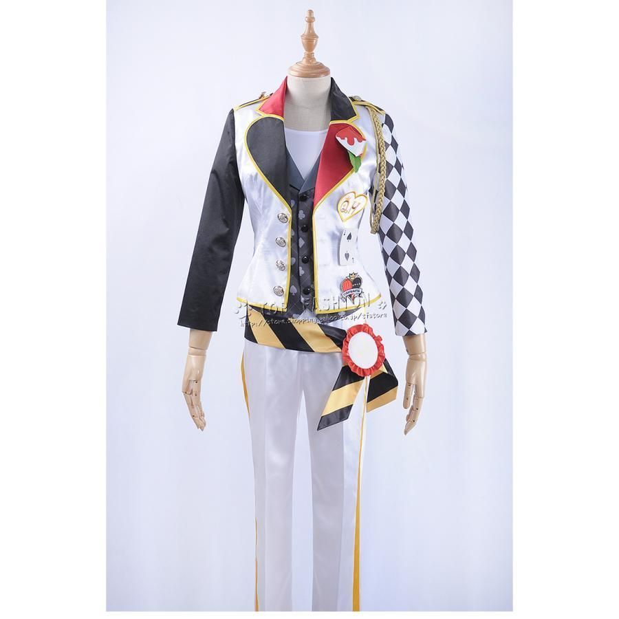 ツイステッドワンダーランド ツイステ風デュース?スペードコスプレ衣装 ウィッグ 靴 道具別売り