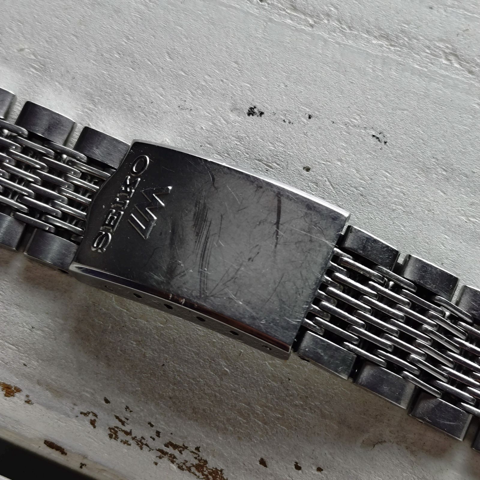 セイコー SEIKO ロードマチック 純正 ステンレスベルト 18mm 中古品 