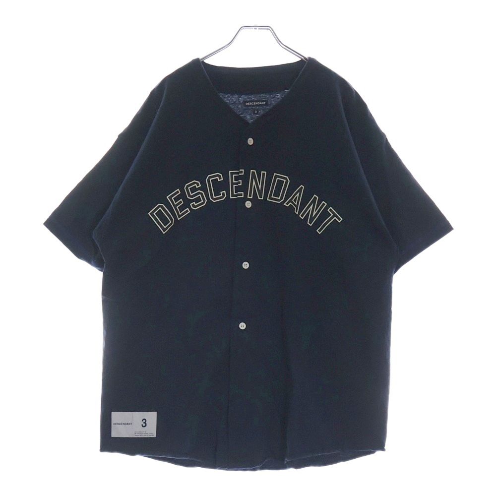 DECENDANT ベースボールシャツ22SS BEARS SS　ディセンダント DESCENDANT/BEARS SS (NAVY)