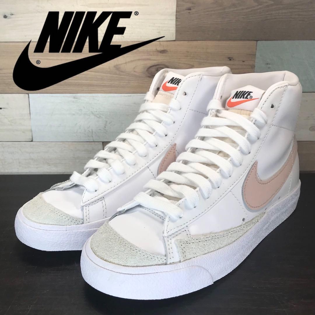 NIKE BLAZER MID 77 ブレーザー ミッド カット ベージュ ホワイト 白