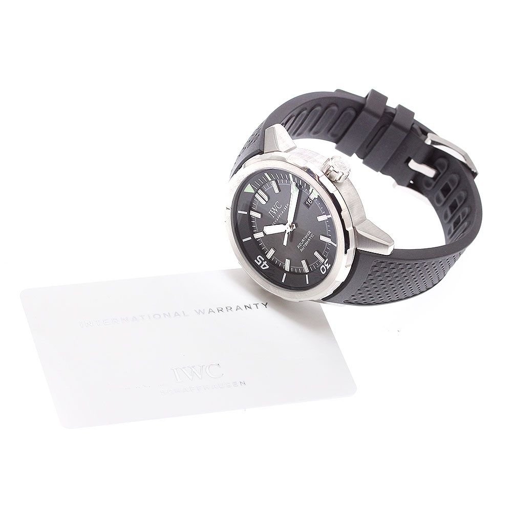 IWC IWC SCHAFFHAUSEN IW329001 アクアタイマー デイト 自動巻き メンズ 保証書付き_912056