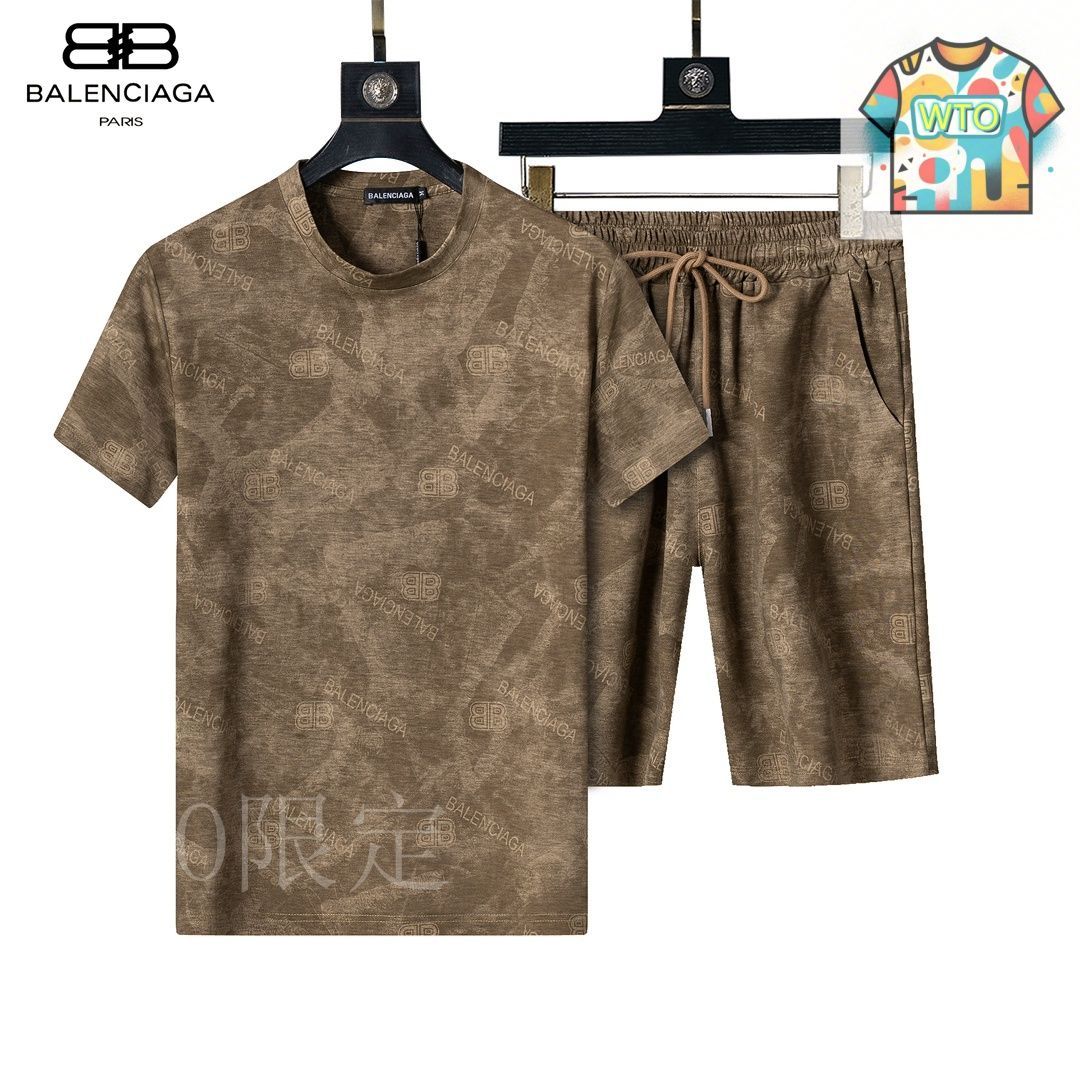 今日特価】Balenciaga Men's Set バレンシアガメンズセット-3
