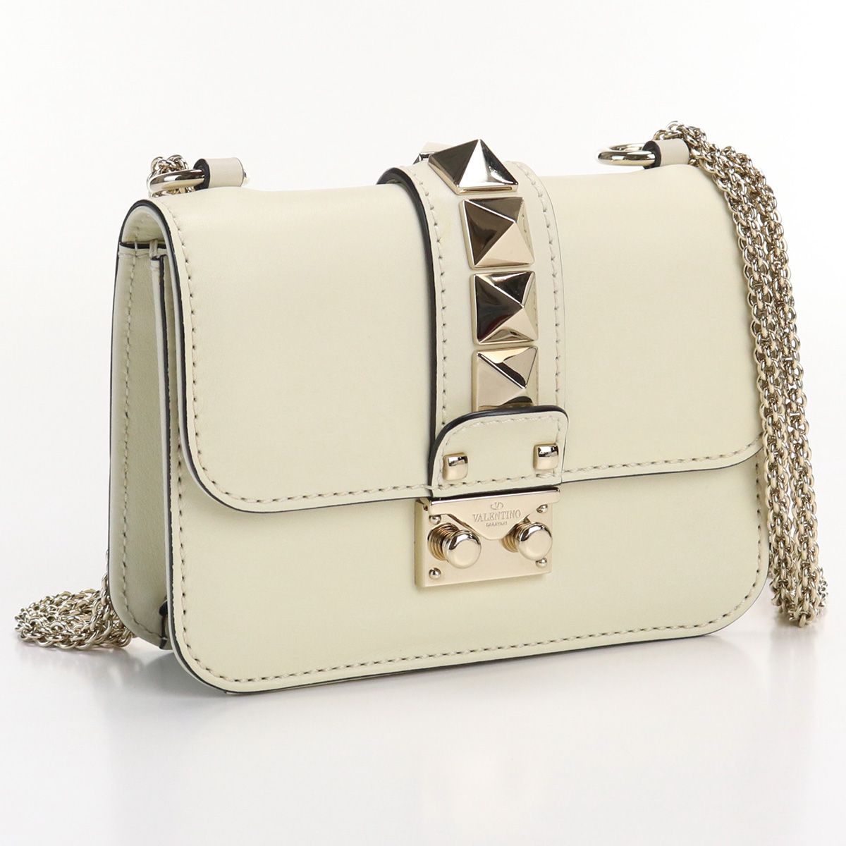 VALENTINO ヴァレンティノ ショルダーバッグ ロックスタッズ VALENTINO ヴァレンティノ ショルダーバッグ ロックスタッズ