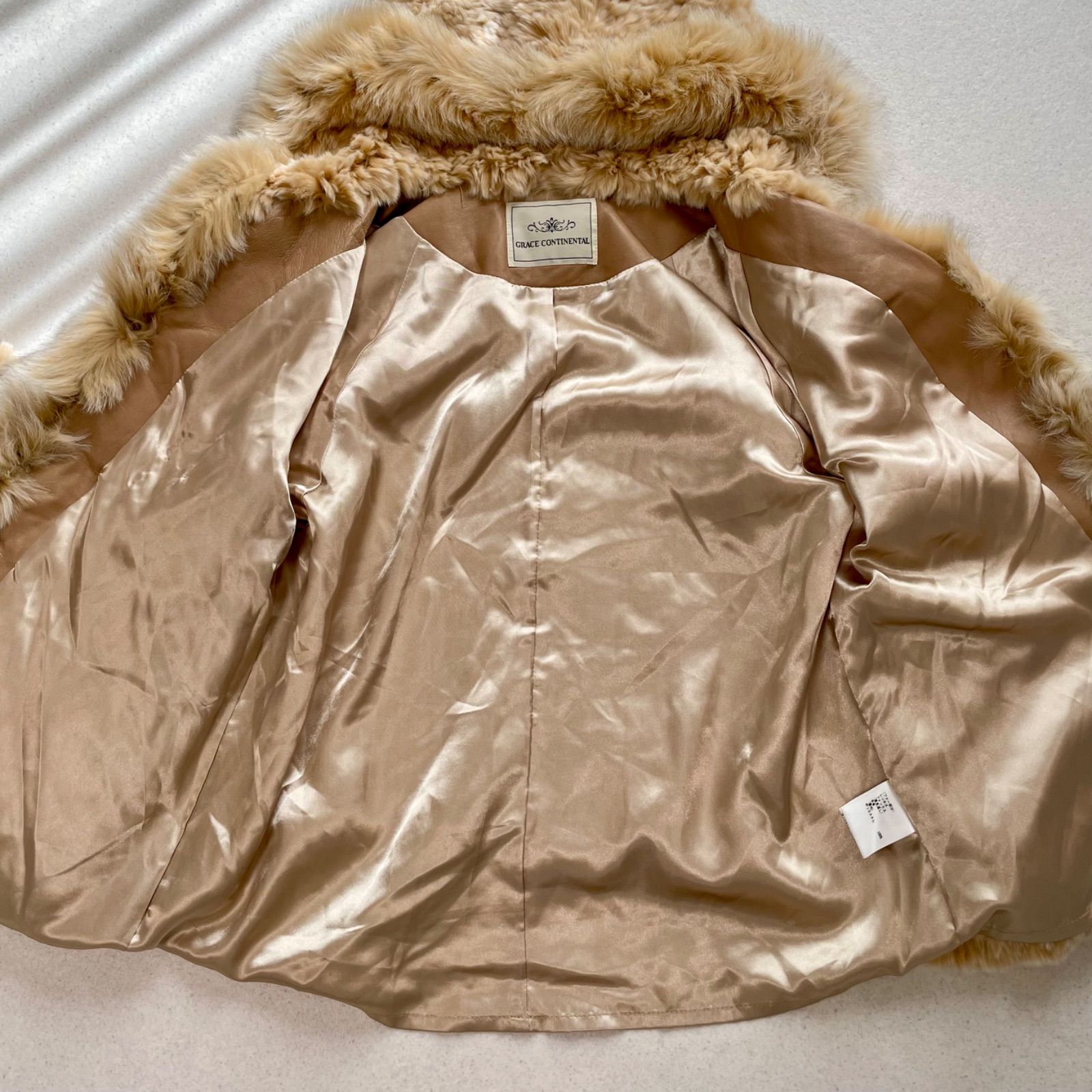 GRACE CONTINENTAL グレースコンチネンタル 定価9.5万 ファーコート