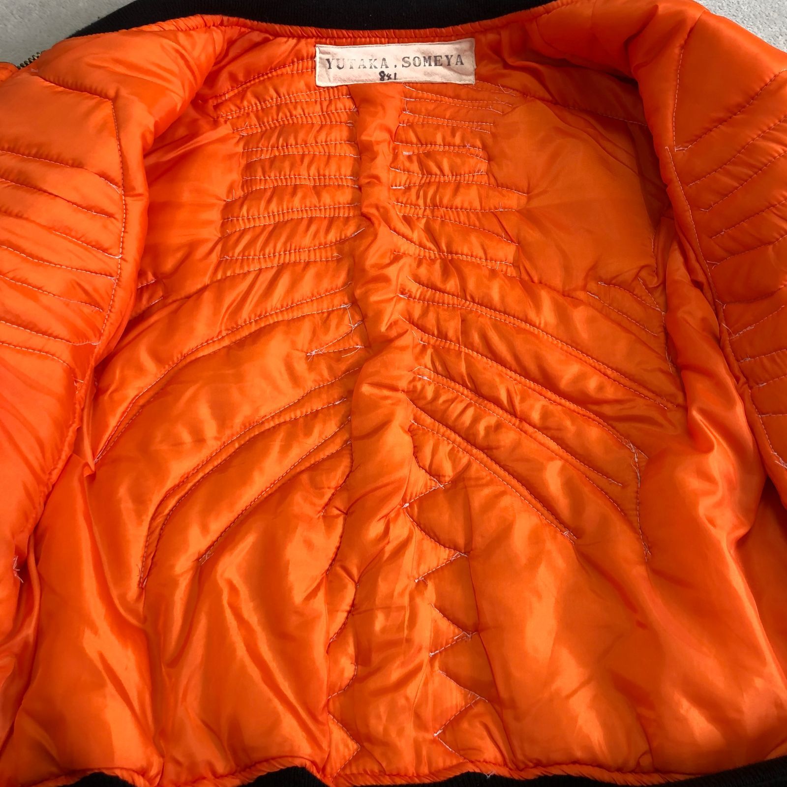 Yutaka Someya Human bone jacket MA-1 ボンバージャケット