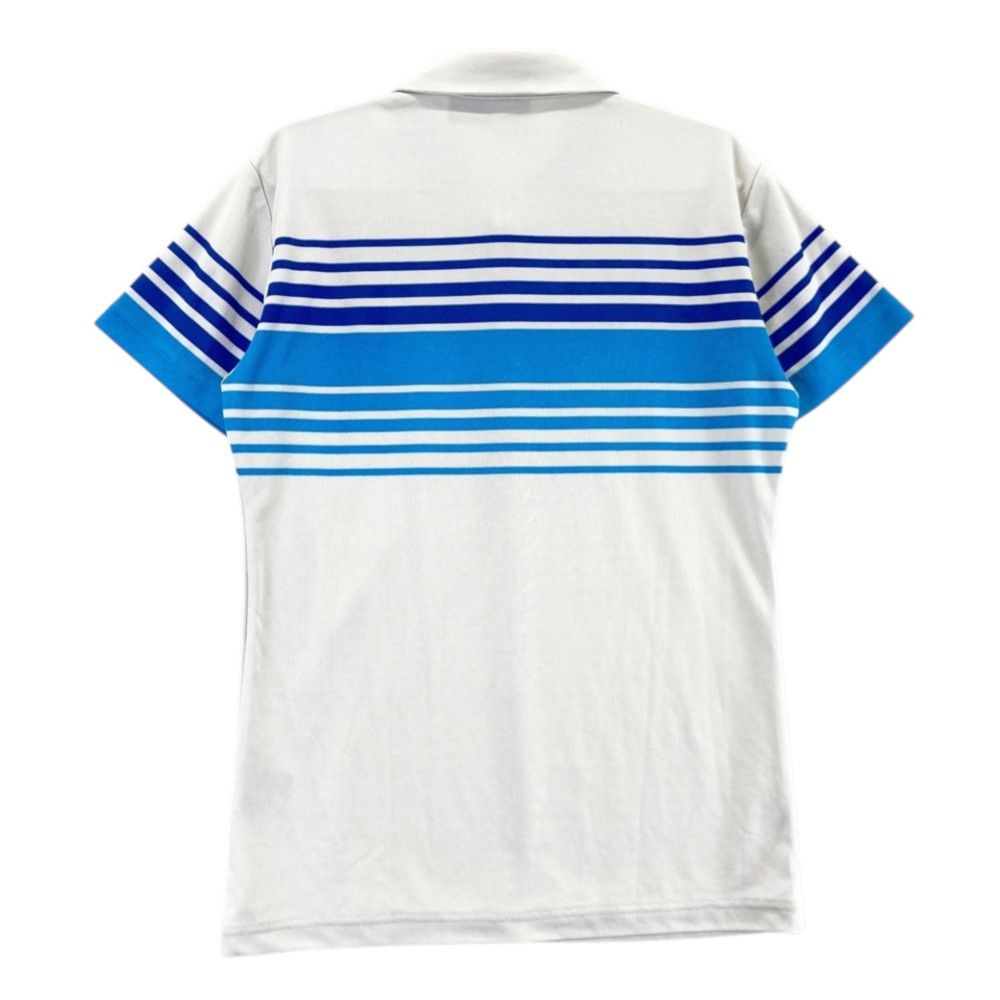 サイズ：M DESCENTE GOLF デサントゴルフ  半袖ハーフジップポロシャツ  グレー系 [240101490707] ゴルフウェア メンズ ストスト デサントゴルフ DESCENTE ゴルフ ハーフジップ半袖シャツ
