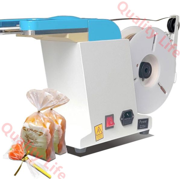 電動ツイストタイマシン結束径0.12-1.26インチ 電動半手動袋のクロージャー スーパーマーケットや小売店向けの食品ツイストタイマシン 200mmの締め付けサークル