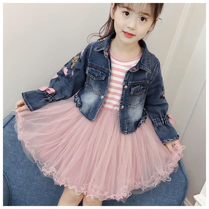 ☆ 150CM ☆ キッズ ジャケット スカート セット 春夏秋 tz200 子供 服  