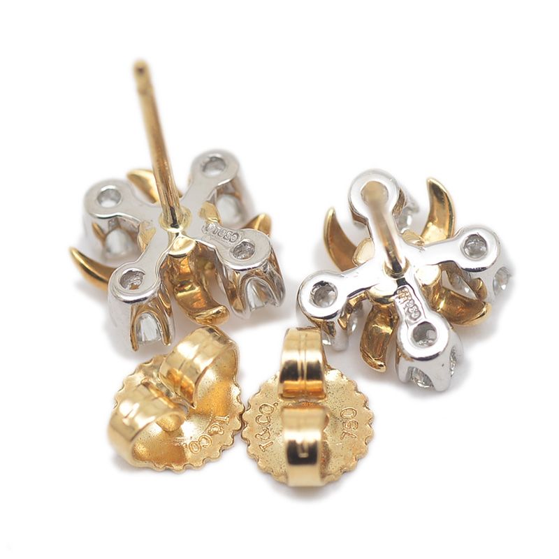 ティファニー ジャン シュランバージェ リン ダイヤピアス K18YG