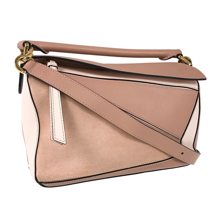 ロエベ LOEWE パズルバッグ スモール 2WAY ショルダー ピンクベージュ 
