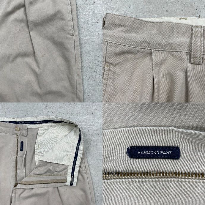 90年代 Polo Ralph Lauren ポロラルフローレン 2タック チノパンツ