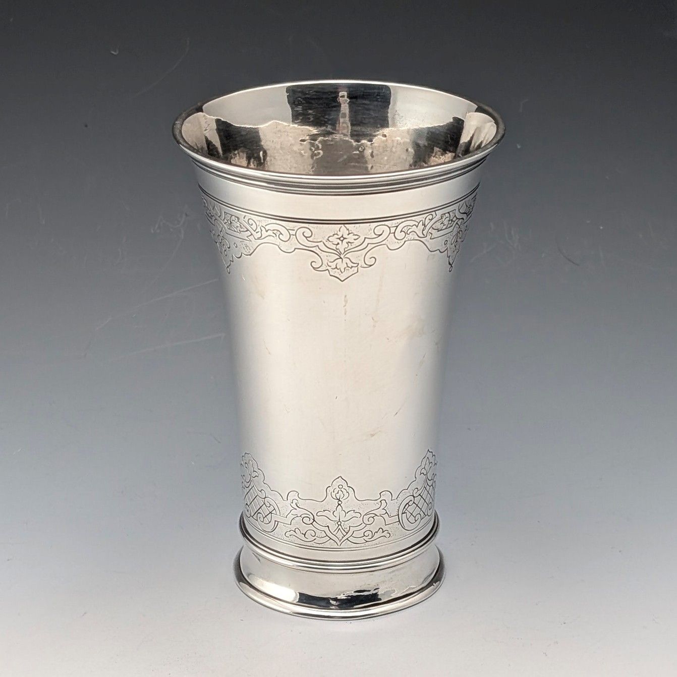 1900年頃 ドイツアンティーク 800シルバー製 ビーカーカップ 1900年頃 ドイツアンティーク 800シルバー製 ビーカーカップ