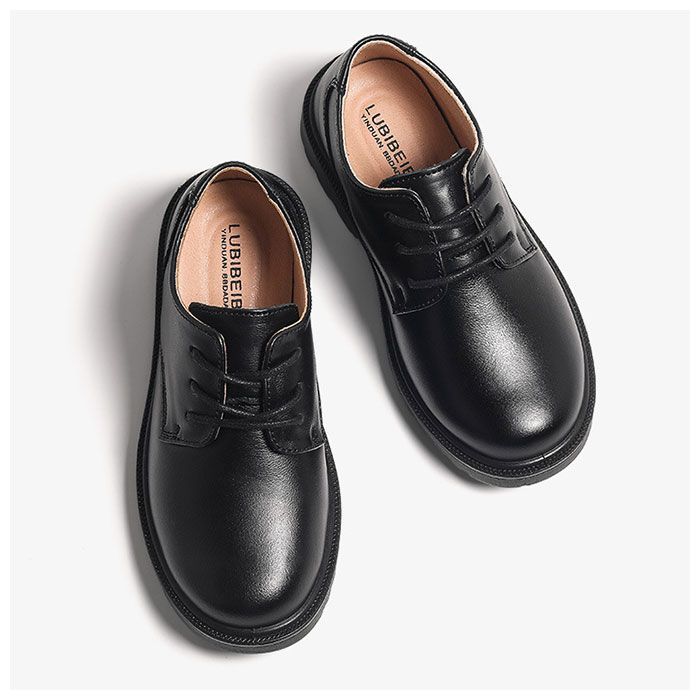 ブラック  34/22cm  男の子 フォーマルシューズ PUレザー pk003 男の子 フォーマル シューズ PUレザー 革靴 レースアップ フォーマルシューズ 紐靴 フォーマル靴 子供靴 レザー 柔らかい 滑り止め  ☆ ブラック ☆ 34⁄22cm ☆ 男の子 フォーマルシューズ 本革 pkm001