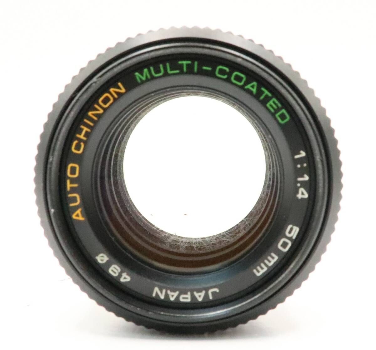 AUTO CHINON チノン MULTI-COATED 50mm F1.4