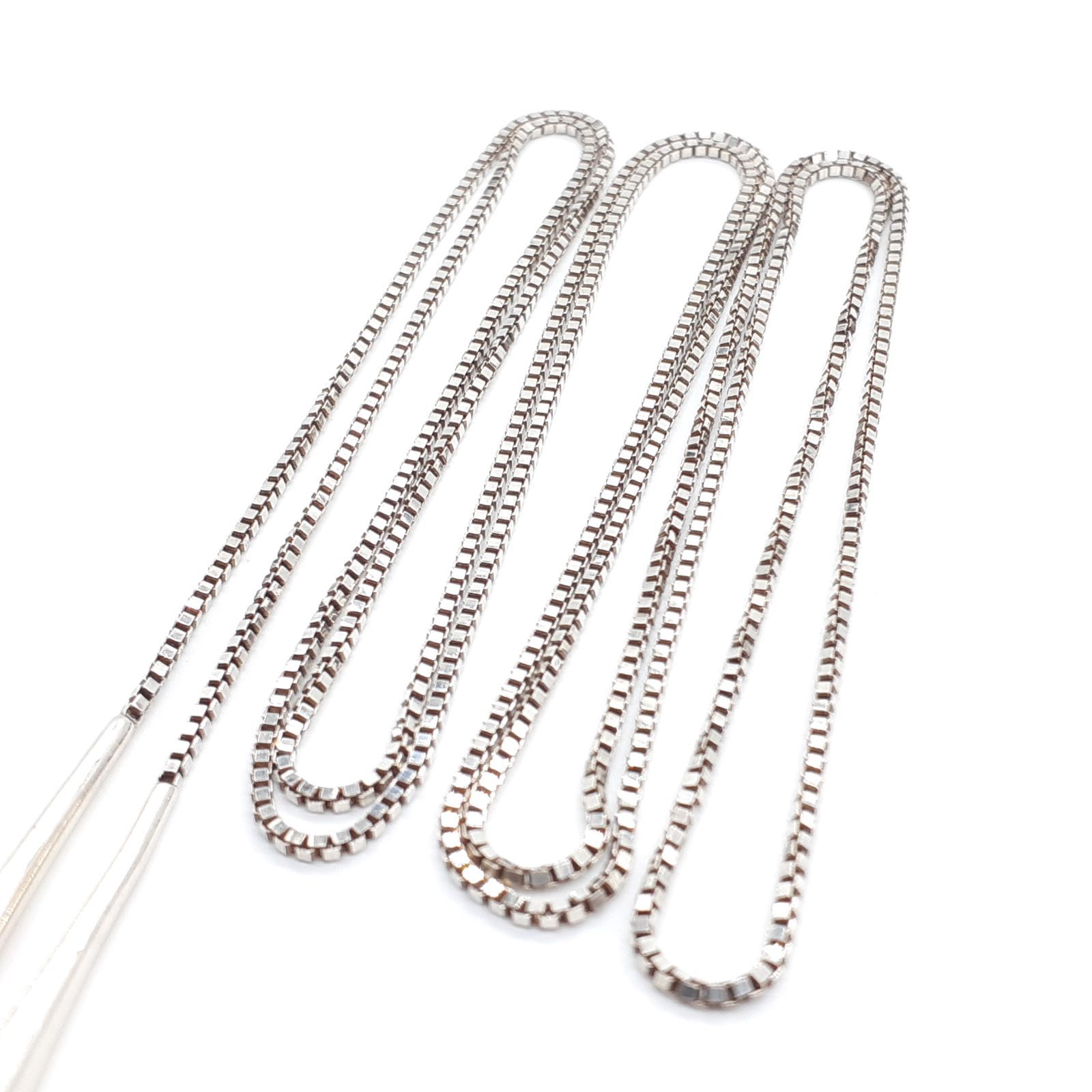 misty シルバーネックレス4点とラリエット1点