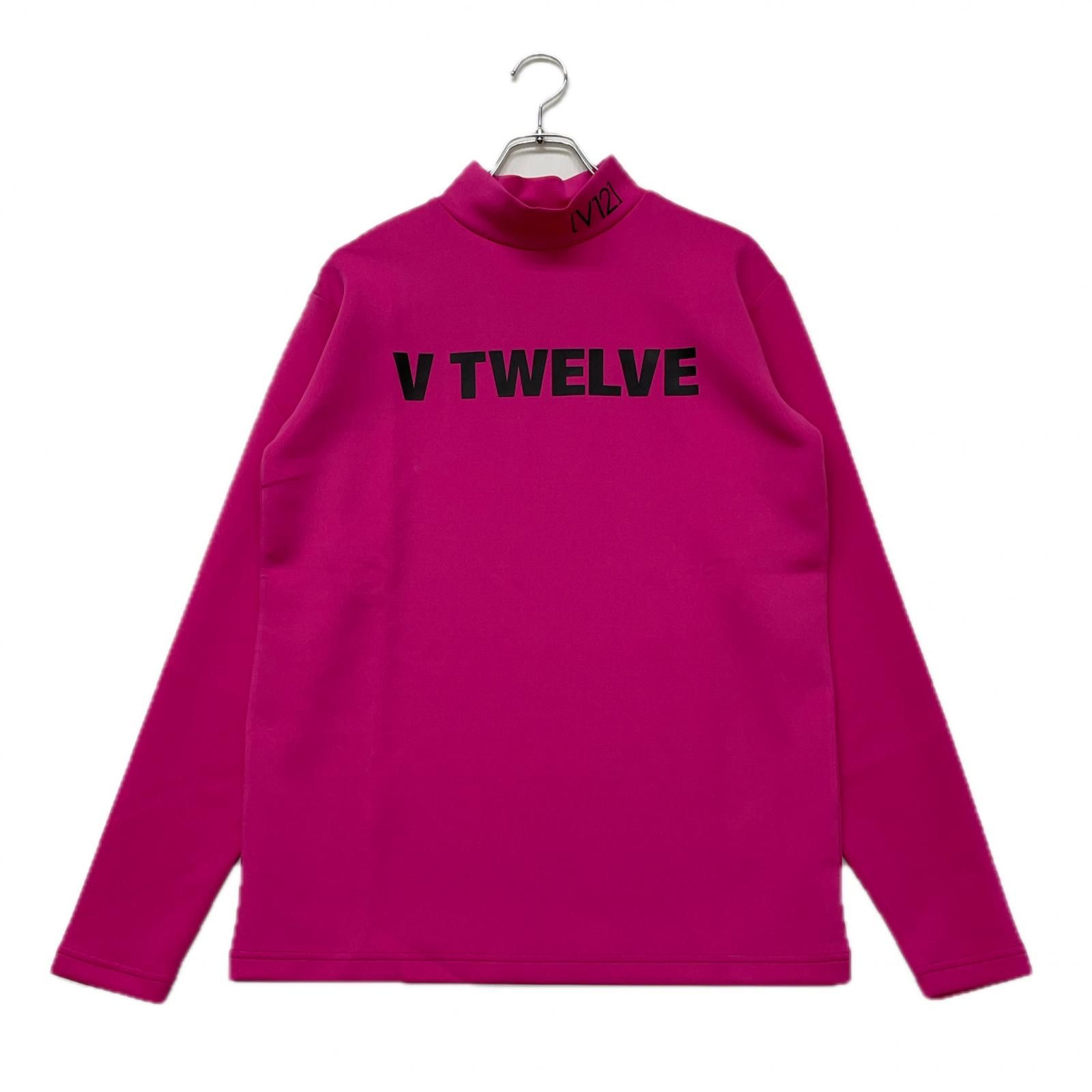 未使用品 メンズ ヴィ・トゥエルヴ V12 長袖シャツ L ピンク