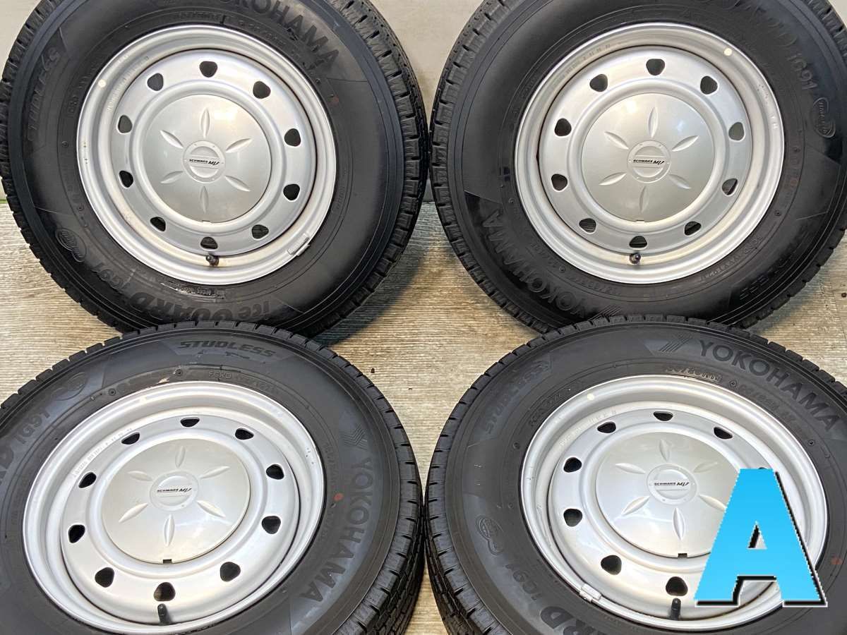 165 80R13 90 88LT ヨコハマ アイスガード iG91 SCHWARZ 13x5.0 100 114.3-4穴 タイヤ スタッドレスタイヤ ホイールセット 4本セット w13251007960