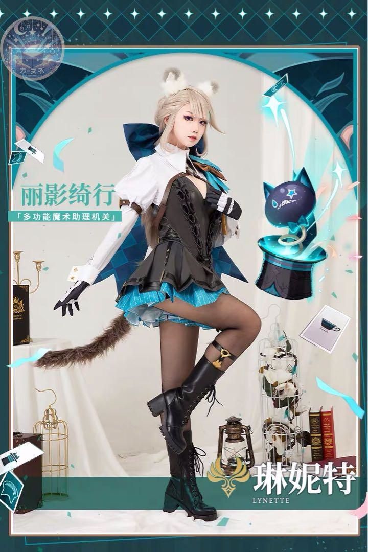 原神 リネット 双子 コスプレ衣装 ウィッグ 靴 トランプ 追加 コスチューム ハロウィン仮装 イベント衣装 コスプレセット 高品質コスプレ 再現度高め