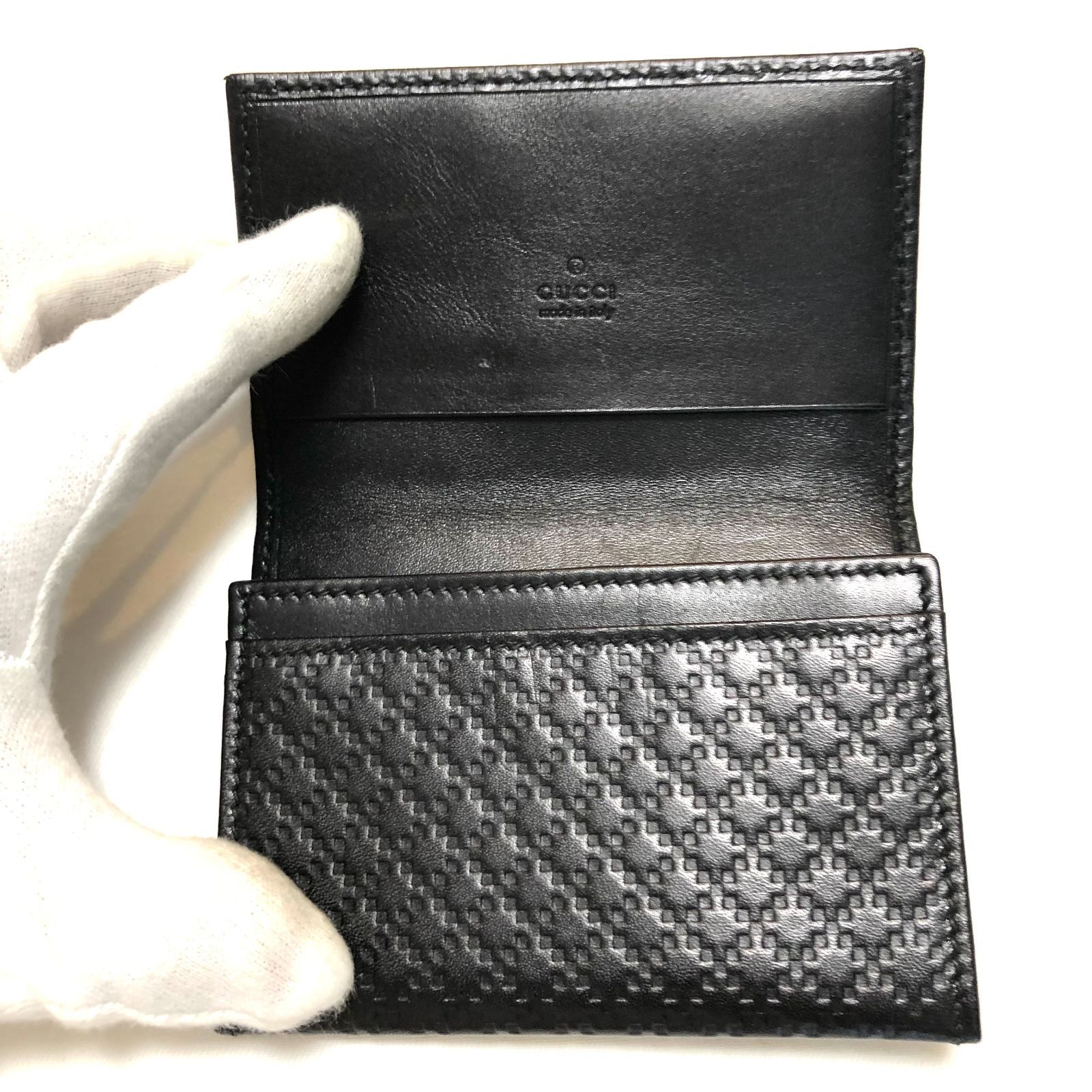 ⭐美品⭐Gucci ディアマンテ レザー 名刺入れ カードケース