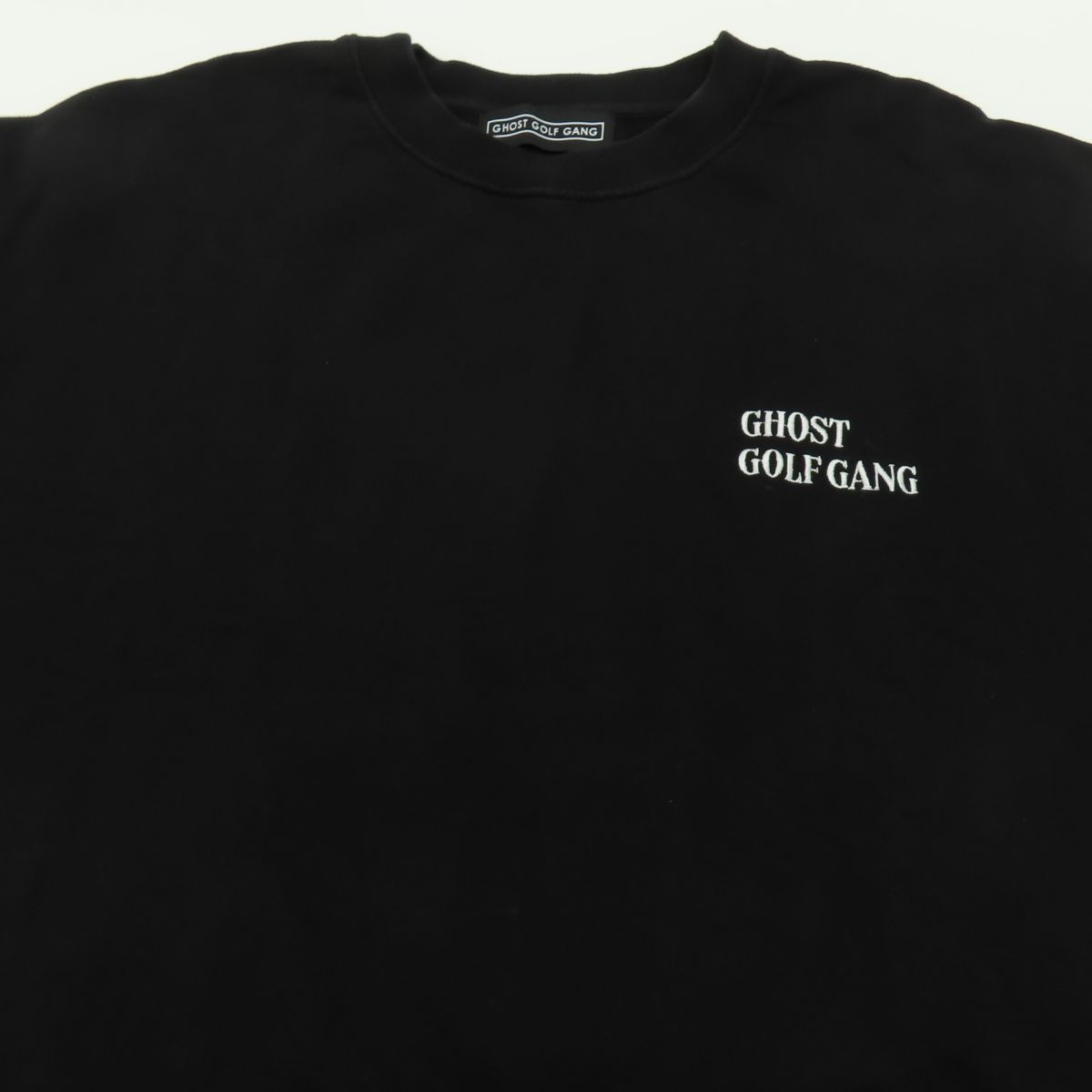 【未使用】GHOST GOLF GANG ブラック スウェット GHOST GOLF GANG ゴーストゴルフギャング スウェット トレーナー L