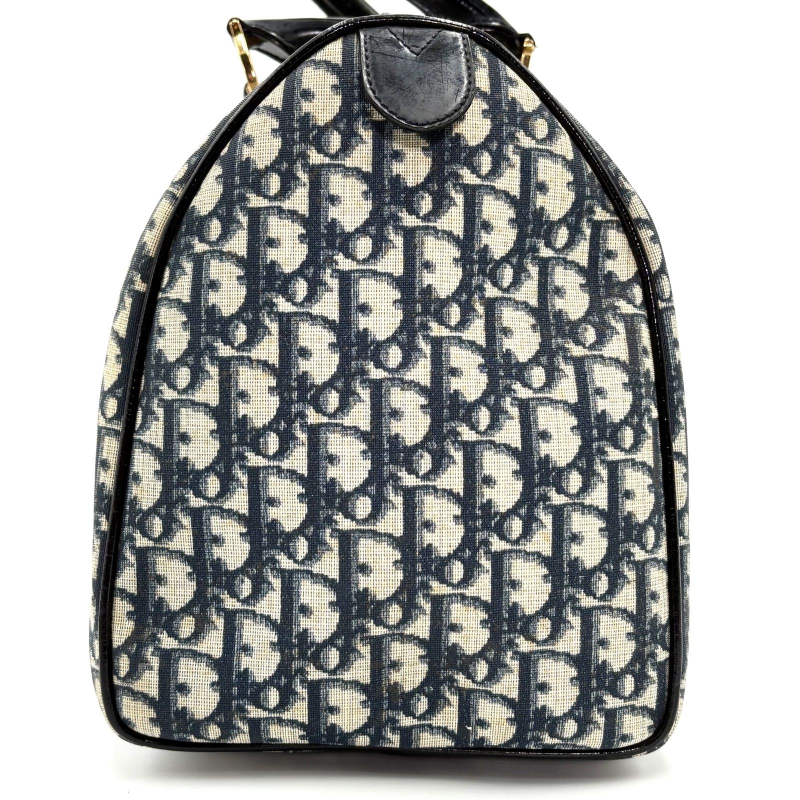 【美品】クリスチャンディオール　トロッター　ボストンバッグ　大容量　ユニセックス Christian Dior ボストンバッグ トロッター ヴィンテージ