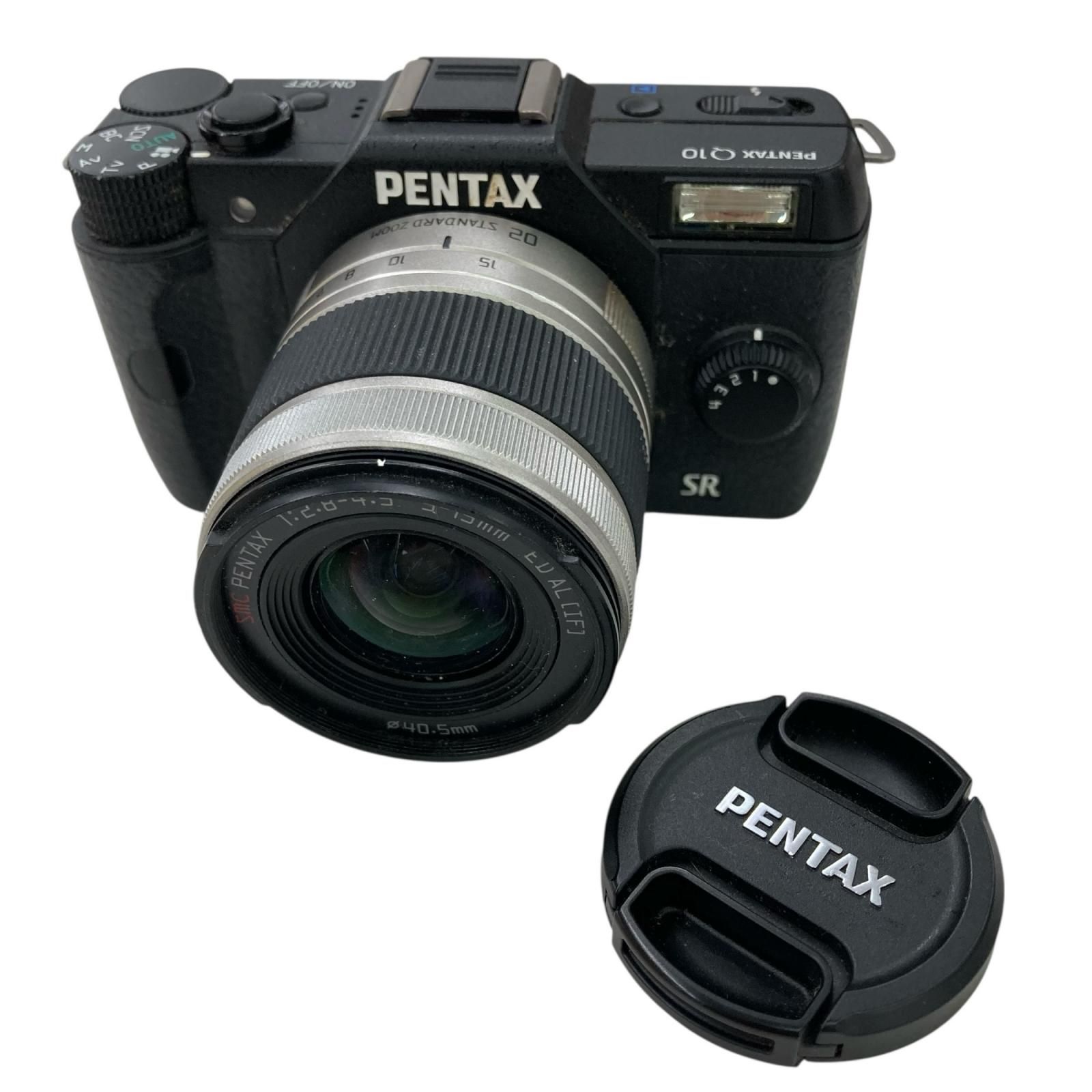 186000 動作未 PENTAX Q 本体 レンズ付き バッテリー付き