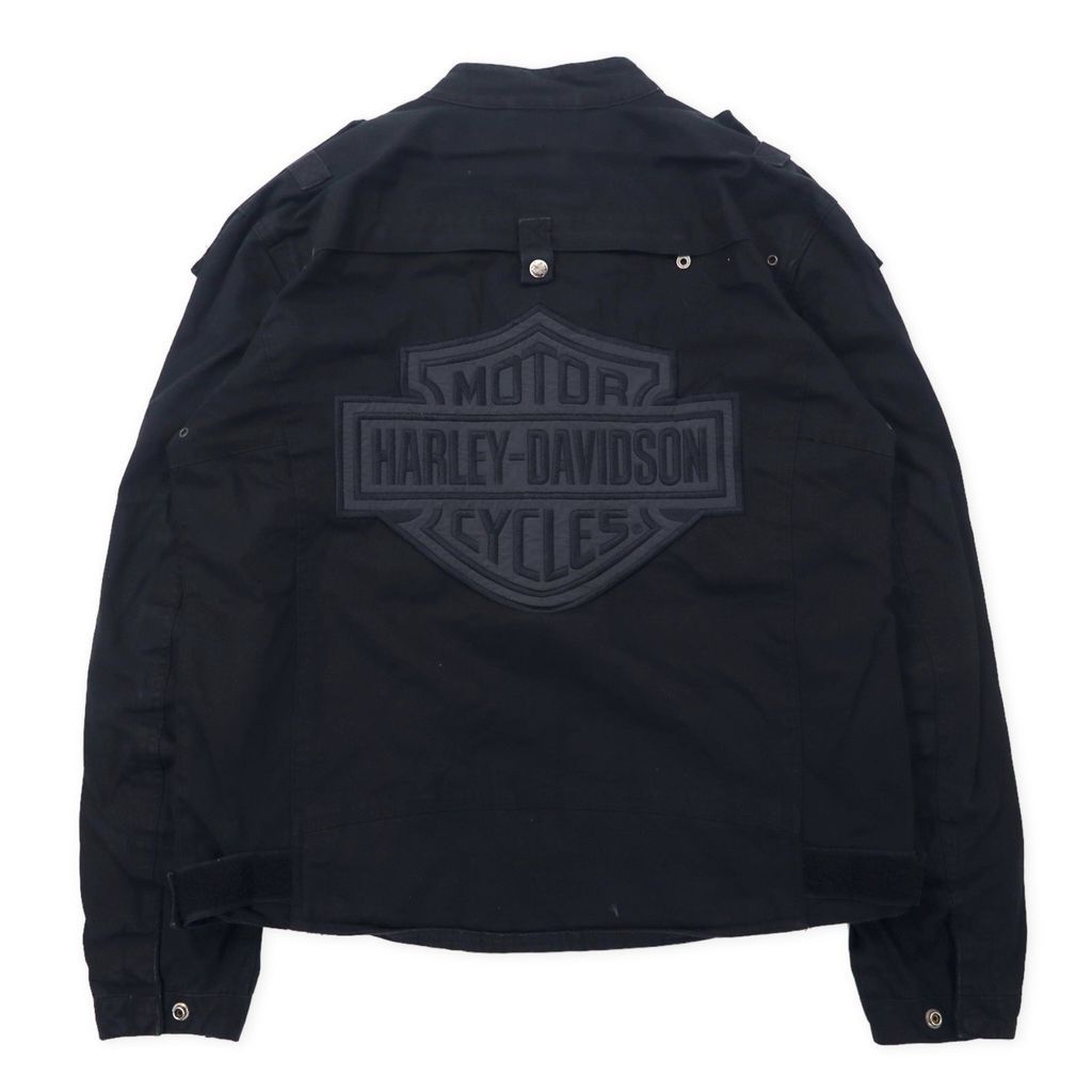 Harley-Davidson ブラック シングルライダースジャケット M