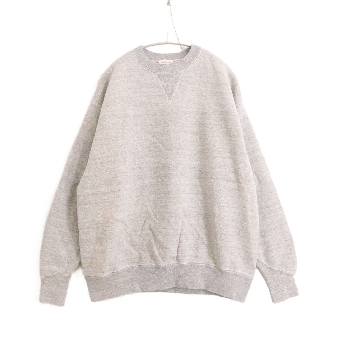 【中古A】A.G.SPALDING＆BROS A.G.スポルディング＆ブロス 38 M メンズ スウェットシャツ トレーニングシャツ グレー 裏起毛あり 中古A 古着