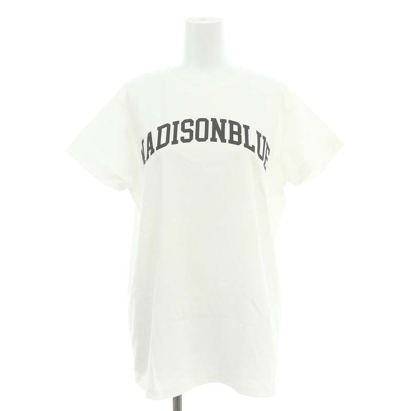 マディソンブルー MADISONBLUE 23AW COLLEGE LOGO TEE Tシャツ