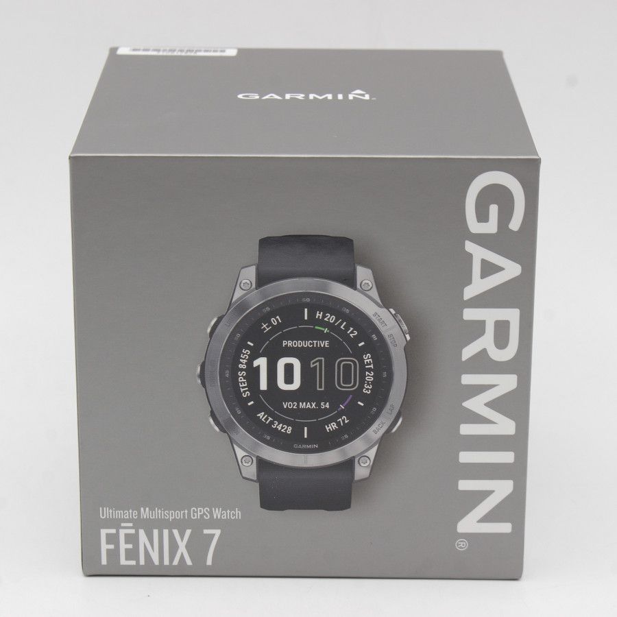 新品】GARMIN fenix 7 Silver/Graphite 010-02540-04 スマートウォッチ  