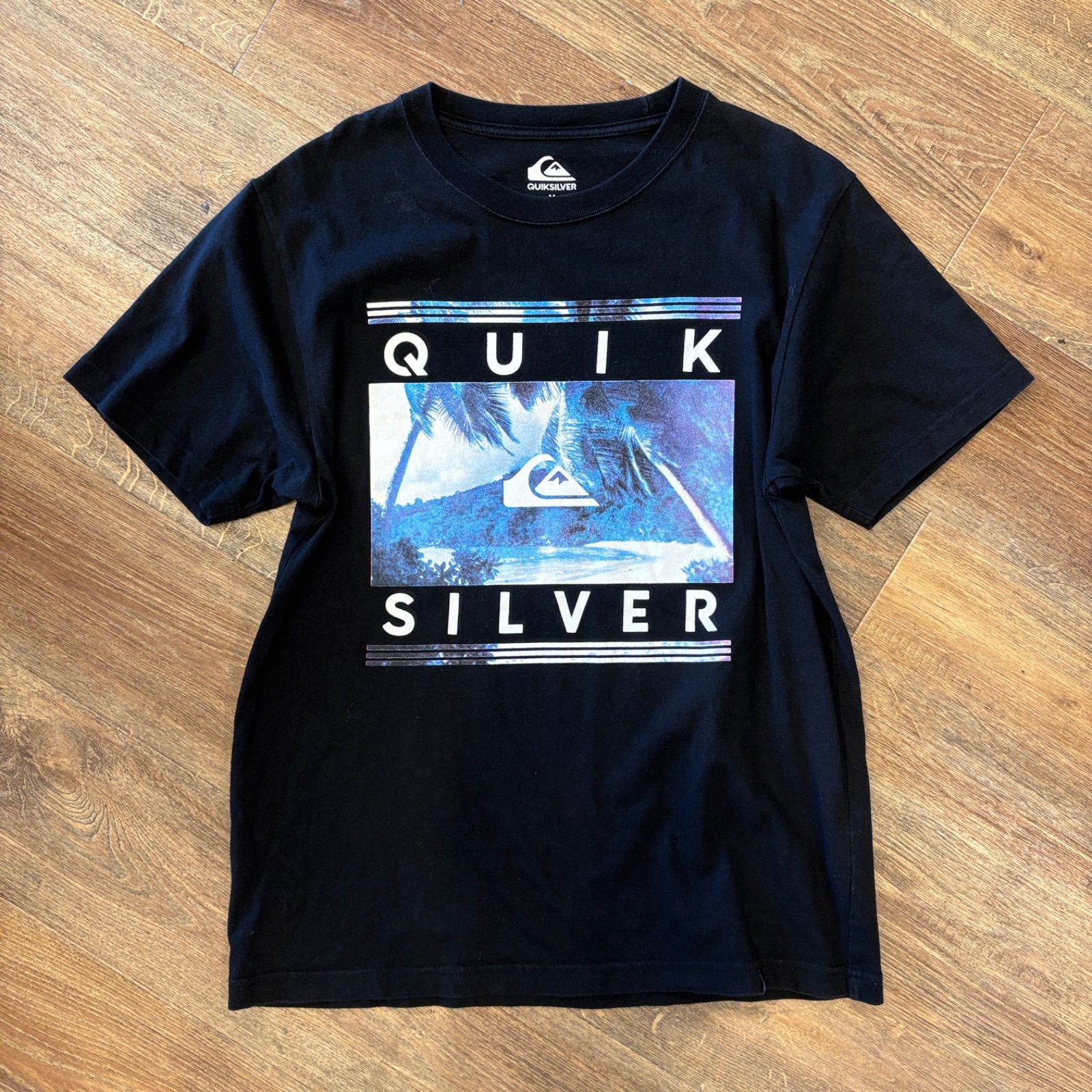 山本“KID”徳郁　Quiksilver ブラック Tシャツ Lサイズ レア 山本KID 山本KID徳郁 Tシャツ 山本キッド Mサイズ U-NEXT