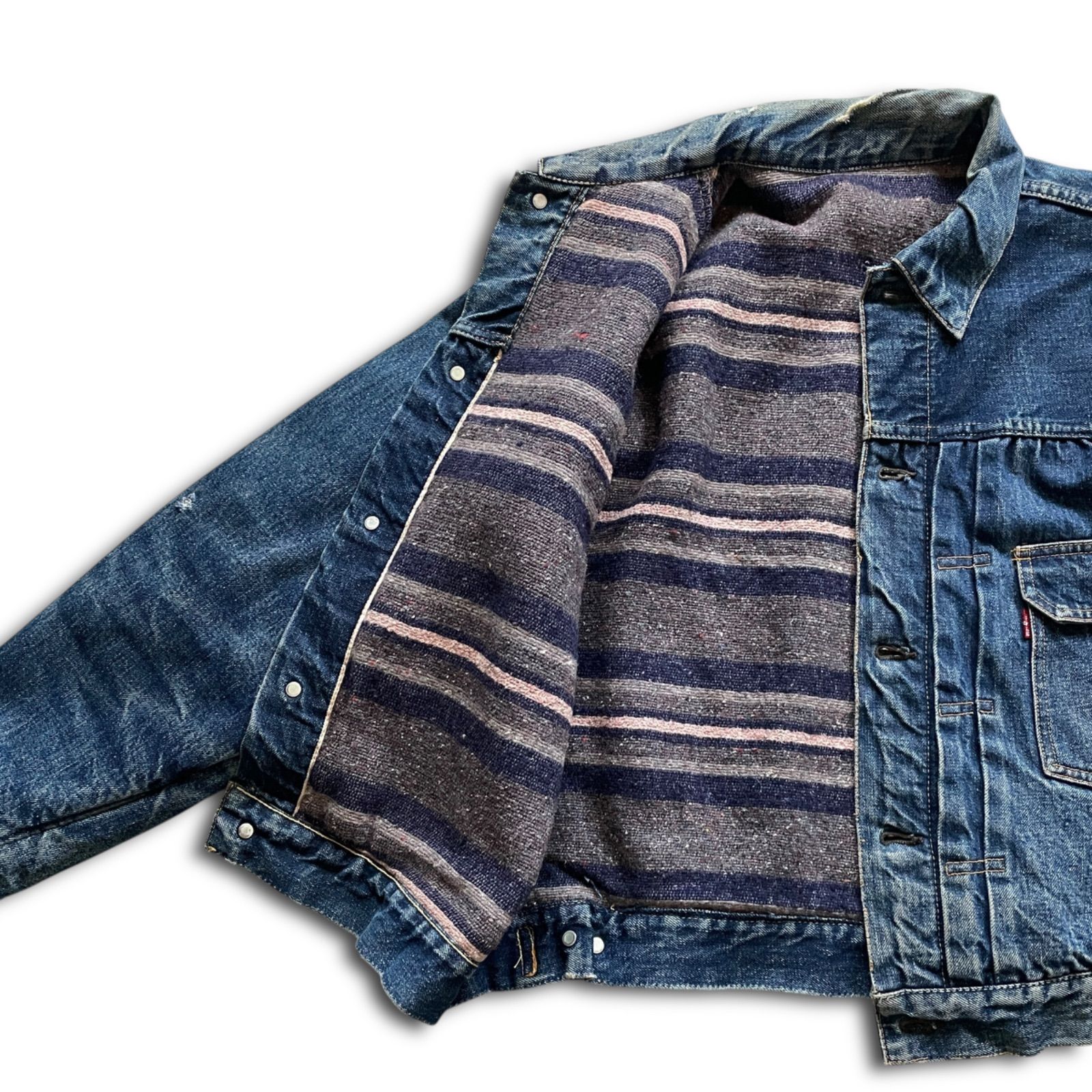 .USA 50s 517xx リーバイス 2nd デニムジャケット ヴィンテージ 50s Levi's 517XX Denim Jacket With Blanket 50年代 リーバイス