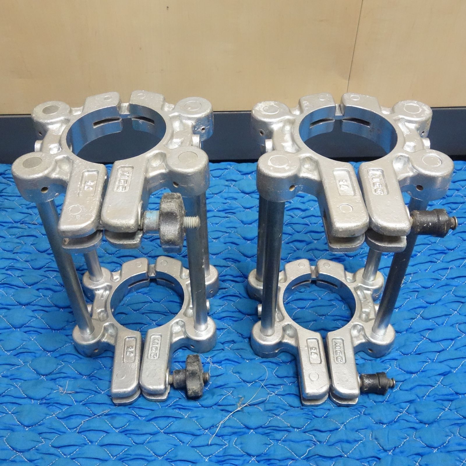 送料無料 2点まとめ売り 松阪鉄工所 MCC ソケット クランプ 75 PE ポリエチレン管用 ドラムタイプ