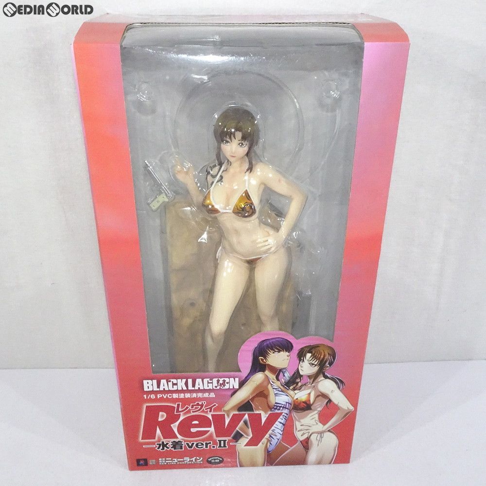 BLAAK - レヴィ-水着ver.II- BLACK LAGOON(ブラックラグーン) 1/6 完成品 フィギュア ニューライン BLACK LAGOON レヴィ-水着ver.II- 1/6 完成品フィギュア[ニュー