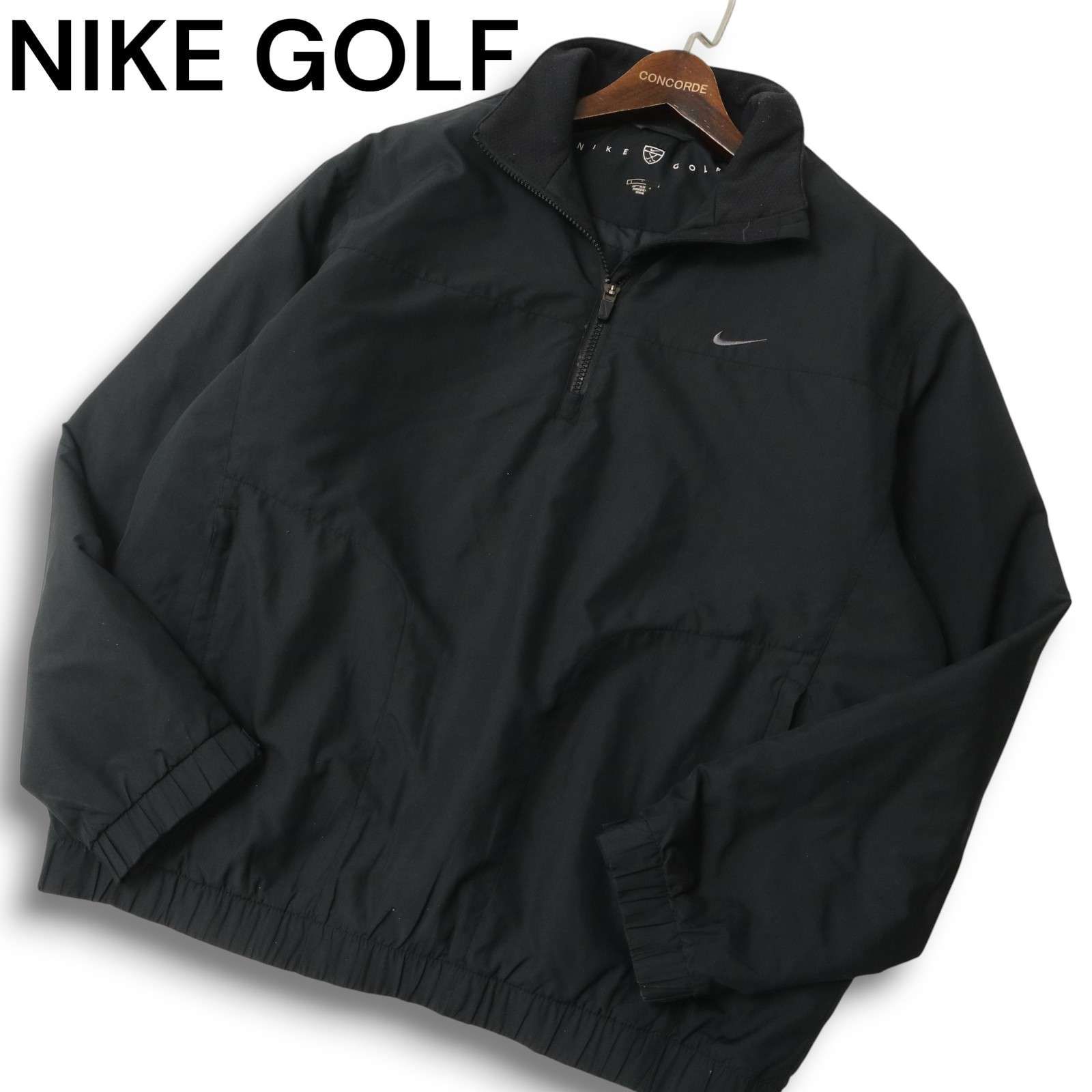 NIKE GOLF ナイキ ゴルフ 秋冬 ロゴ刺繍☆ 中綿 ハーフジップ プル