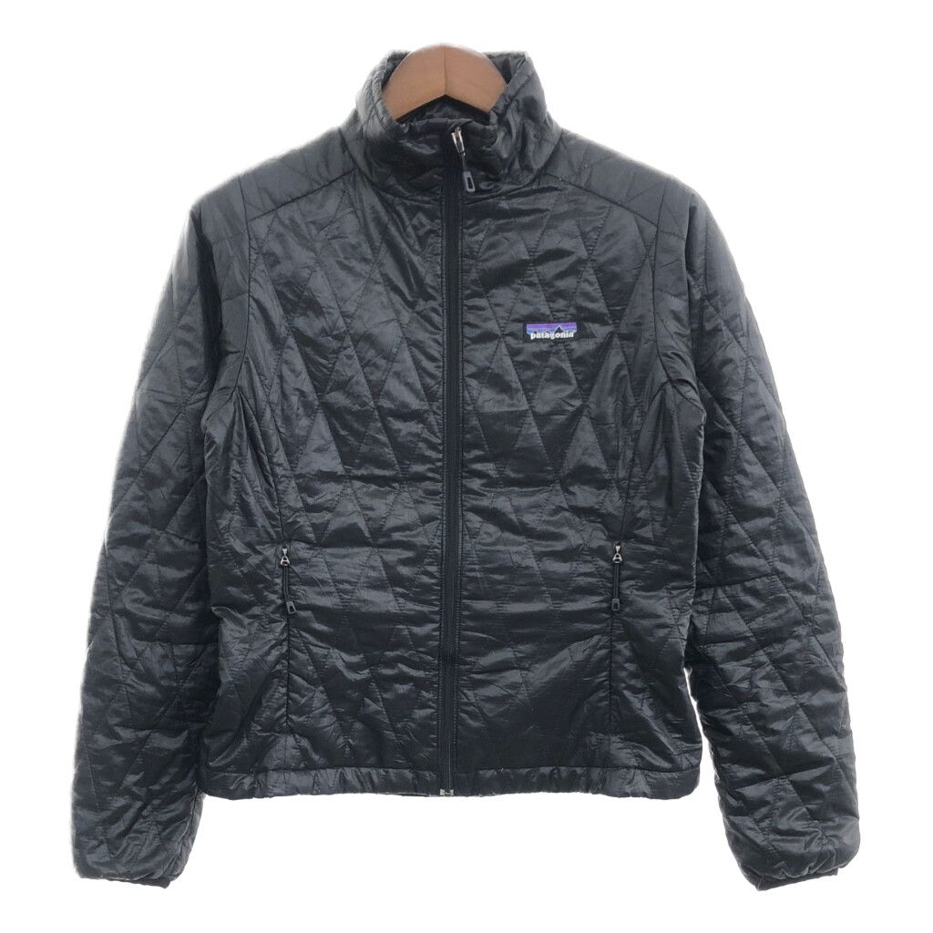 patagonia パタゴニア ナノパフジャケット PRIMALOFT プリマロフト アウター アウトドア 防寒 ブラック (レディース S) 中古 古着 P8257