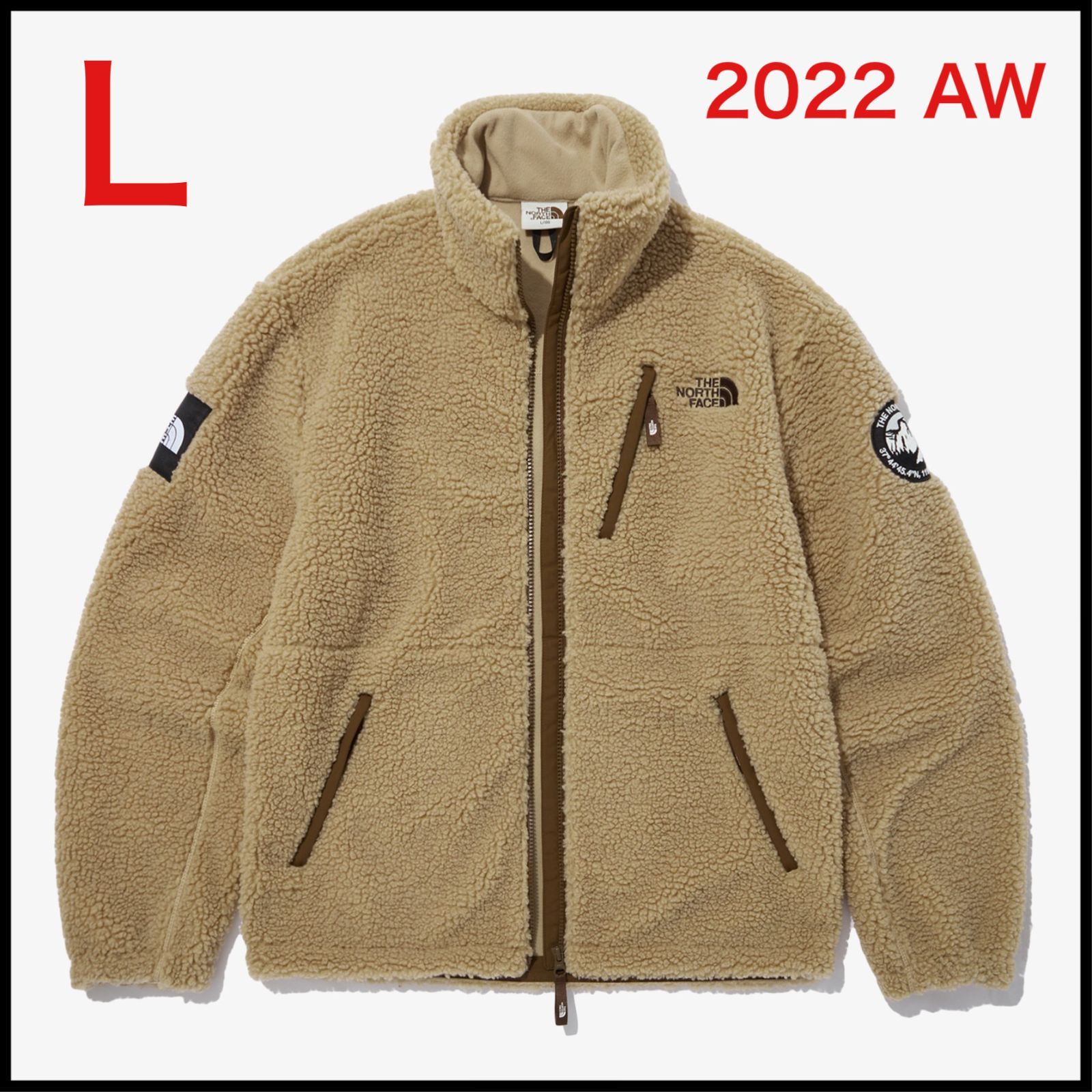 半額】 North Face Lベージュ リモフリースジャケット ブルゾン