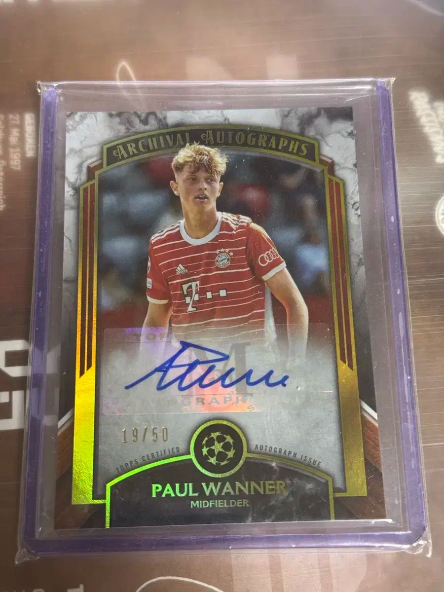 FCバイエルン・ミュンヘン ファウルバナー サインカード 50 限定